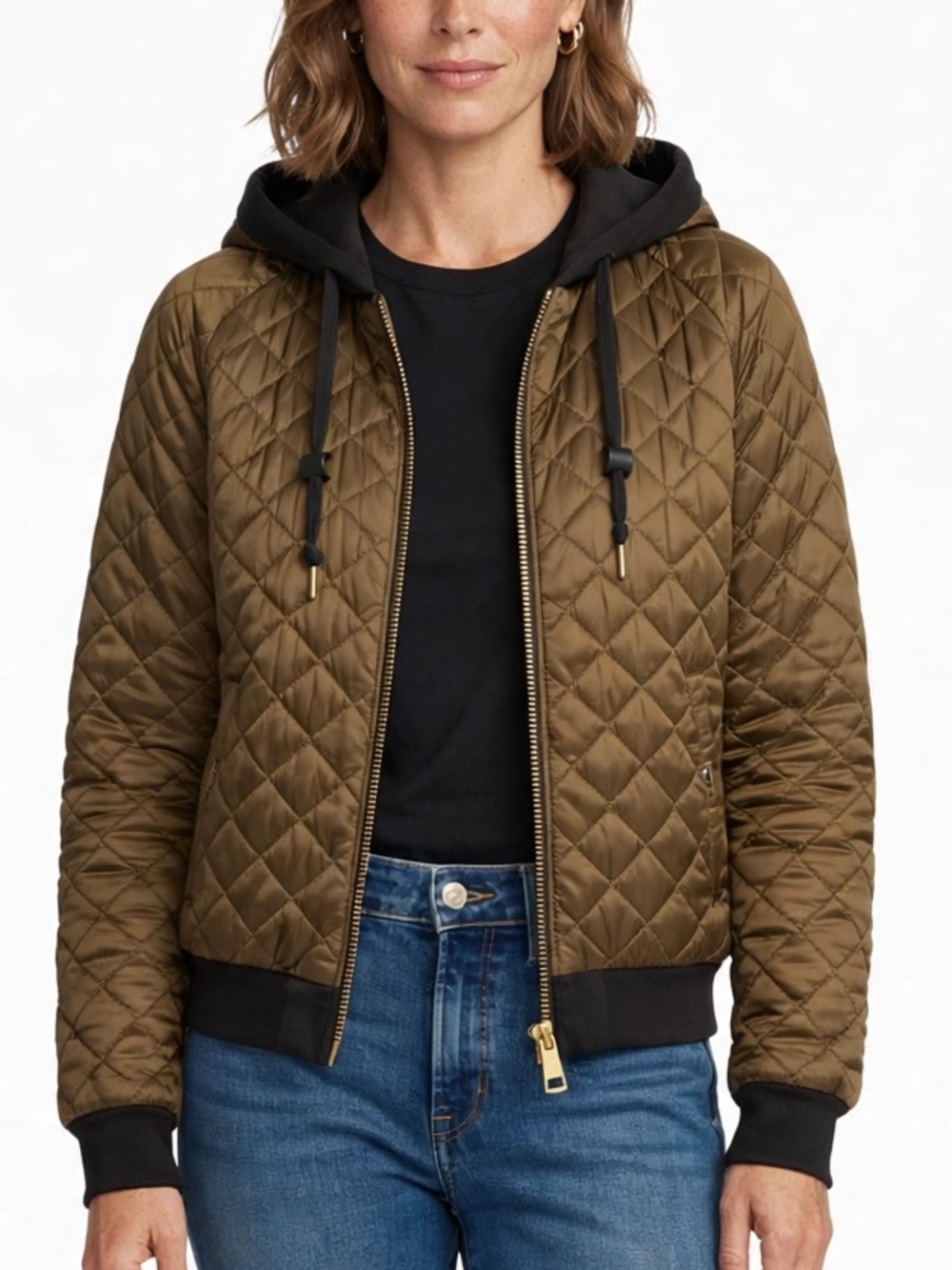 SZ:S Burberry Brit Blouson Reversible Bomber Jacket Mint Excellent Condition
